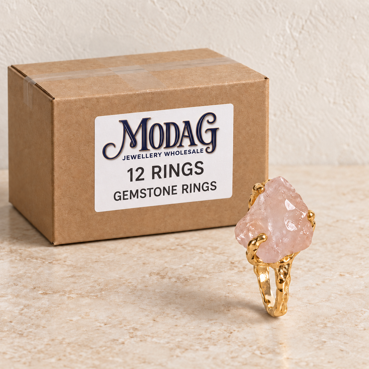 Rings — Box of 12 — MODA G Jewellery wholesale packaging