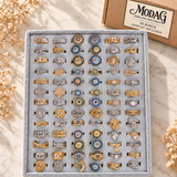 Ornate Evil Eye & Crystal Rings — Assortment A — Display of 78 — MODA G Jewellery wholesale packaging