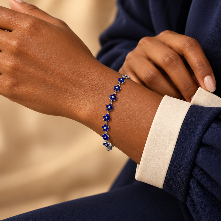 Stainless Steel Bracelets — Wholesale 12 Pack — AI-generated model styling of a sample design from the assortment