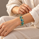 Bracelets — Box of 12 — AI-generated model styling of a sample design — view 2