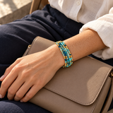 Bracelets — Box of 12 — AI-generated model styling of a sample design — view 3
