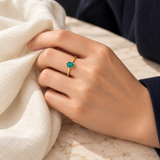 Mixed Gold-Tone & Colourful Rings — Assortment A — Display of 100 — AI-generated model styling of a sample design — view 5