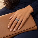 Butterfly & Crystal Rings — Display of 50 — AI-generated model styling of a sample design — view 3