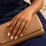 Mixed Gold-Tone & Colourful Rings — Assortment C — Display of 100 — AI-generated model styling of a sample design — view 3