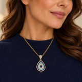 Necklaces — Box of 12 — AI-generated model styling of a sample design — view 5