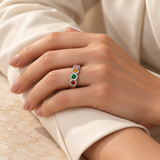 Ornate Evil Eye & Crystal Rings — Assortment C — Display of 78 — AI-generated model styling of a sample design — view 2