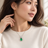 Classic Pendant Necklaces — Display of 15 — AI-generated model styling of a sample design — view 3