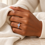 Petite Crystal Rings — Display of 50 — AI-generated model styling of a sample design — view 5