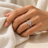 Classic Solitaire-Style Rings — Display of 50 — AI-generated model styling of a sample design — view 5