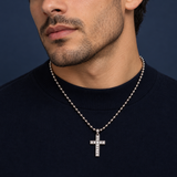 Crystal Cross Pendant Necklaces — Wholesale 12 Pack — AI-generated model styling of a sample design — view 5